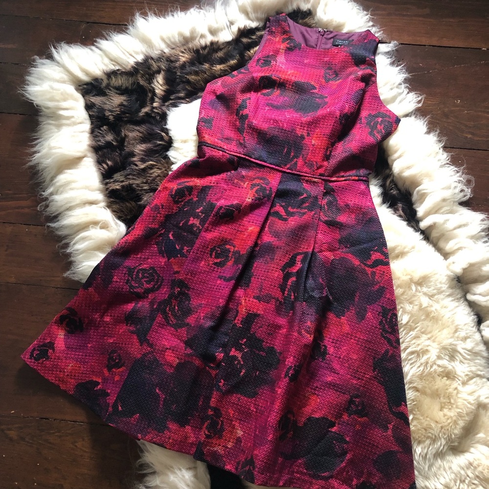 Tahari rose dress